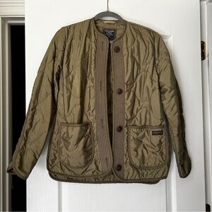 Abercrombie Olive Quilted Jacket